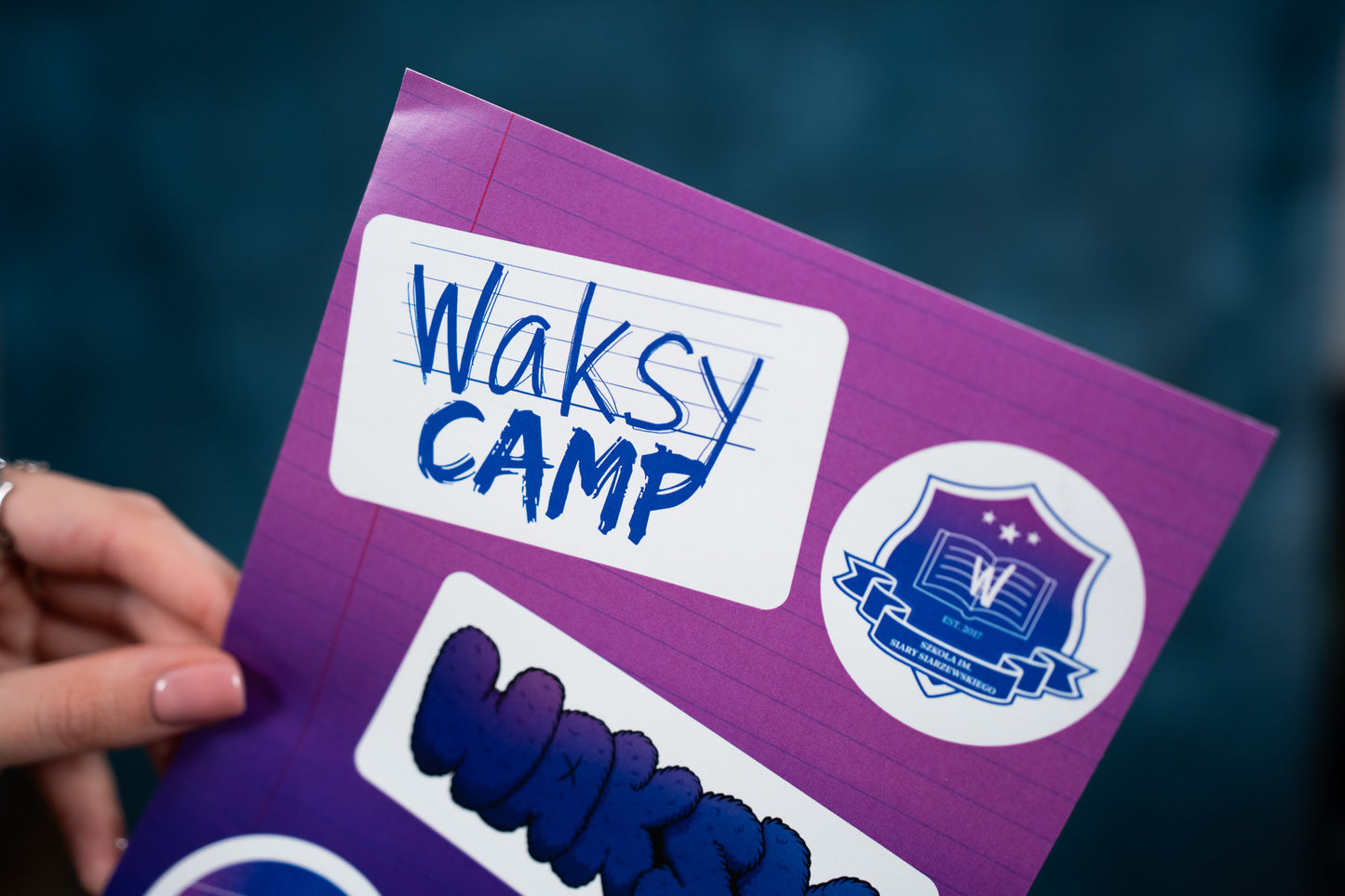 Waksowe naklejki