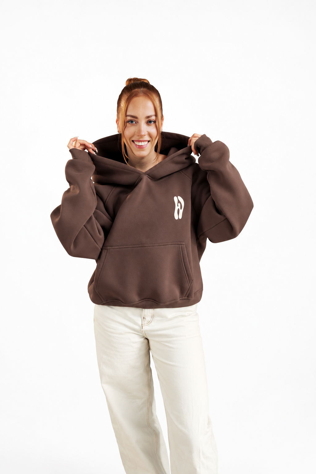 WAVY - bluza brązowa
